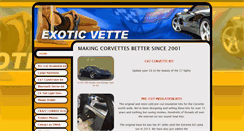 Desktop Screenshot of exoticvette.com